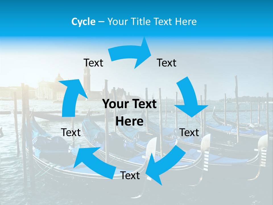 Blue Venetian Water PowerPoint Template