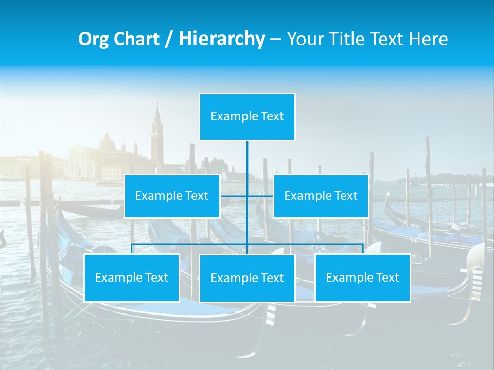 Blue Venetian Water PowerPoint Template