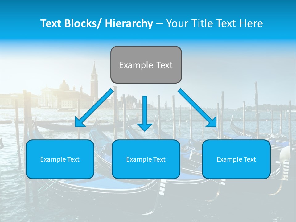 Blue Venetian Water PowerPoint Template