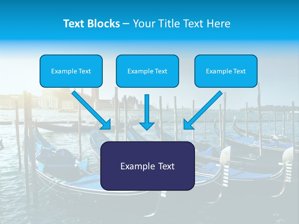 Blue Venetian Water PowerPoint Template