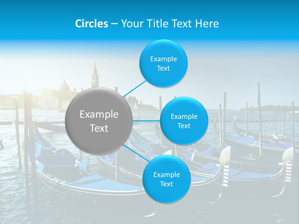 Blue Venetian Water PowerPoint Template