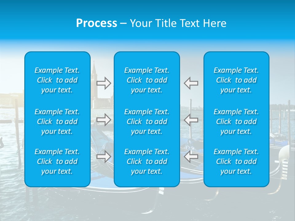 Blue Venetian Water PowerPoint Template
