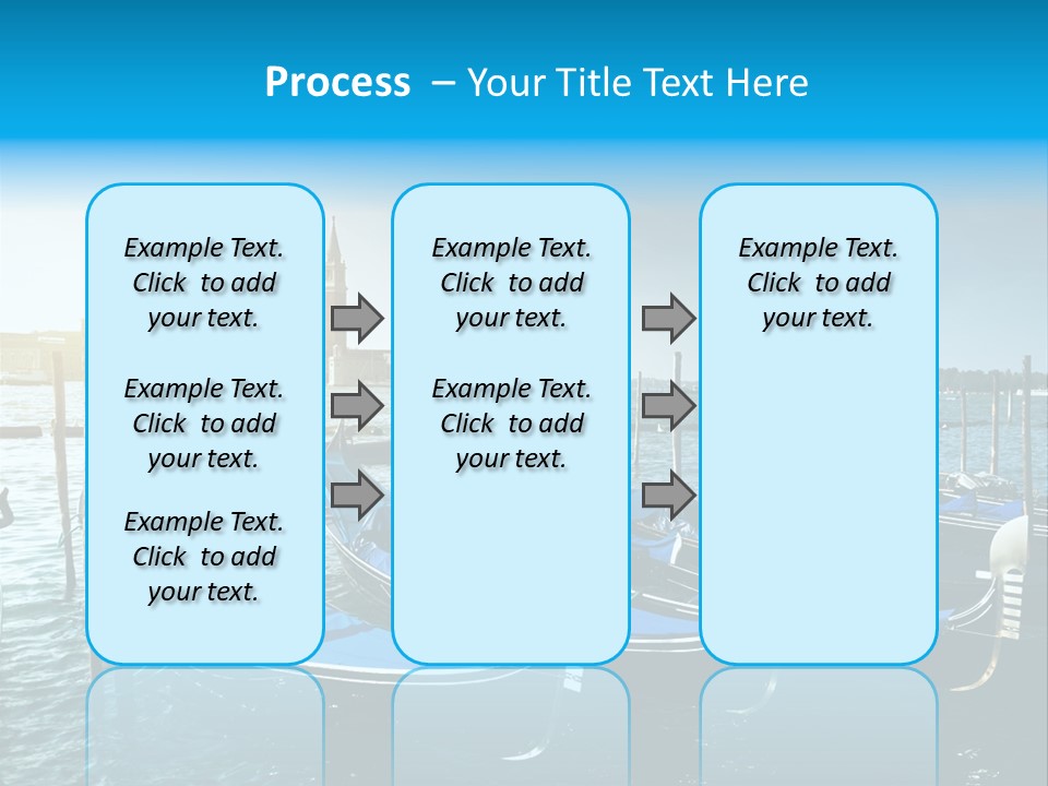 Blue Venetian Water PowerPoint Template