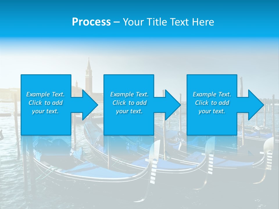 Blue Venetian Water PowerPoint Template