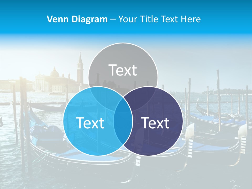 Blue Venetian Water PowerPoint Template