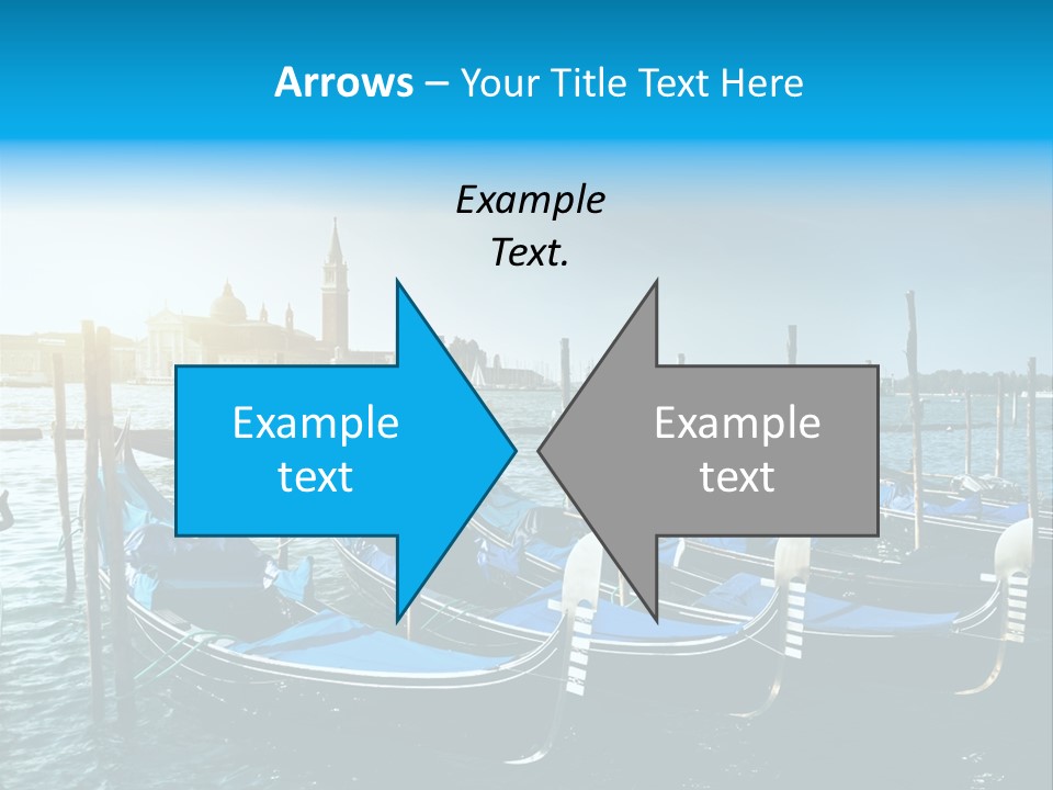 Blue Venetian Water PowerPoint Template