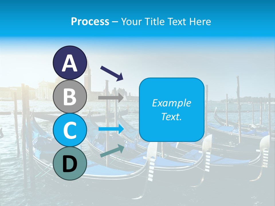 Blue Venetian Water PowerPoint Template