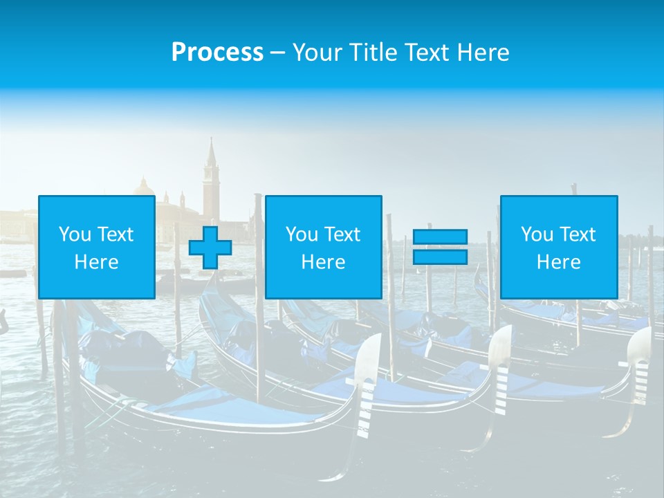 Blue Venetian Water PowerPoint Template