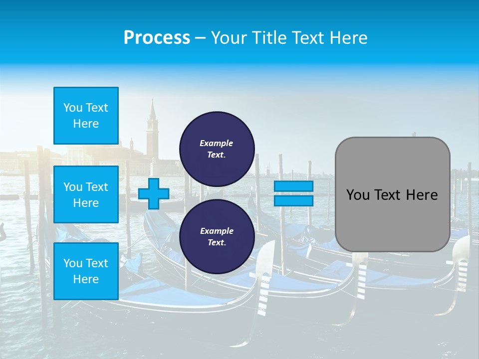 Blue Venetian Water PowerPoint Template