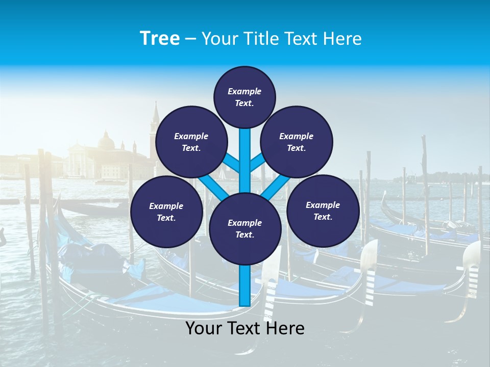 Blue Venetian Water PowerPoint Template