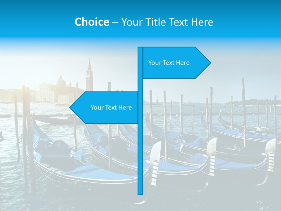 Blue Venetian Water PowerPoint Template