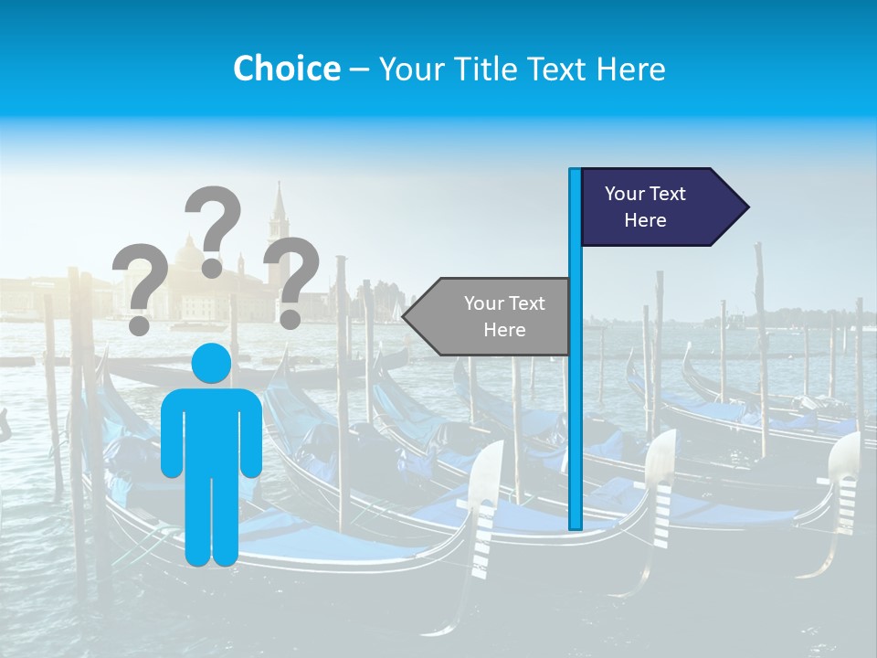 Blue Venetian Water PowerPoint Template