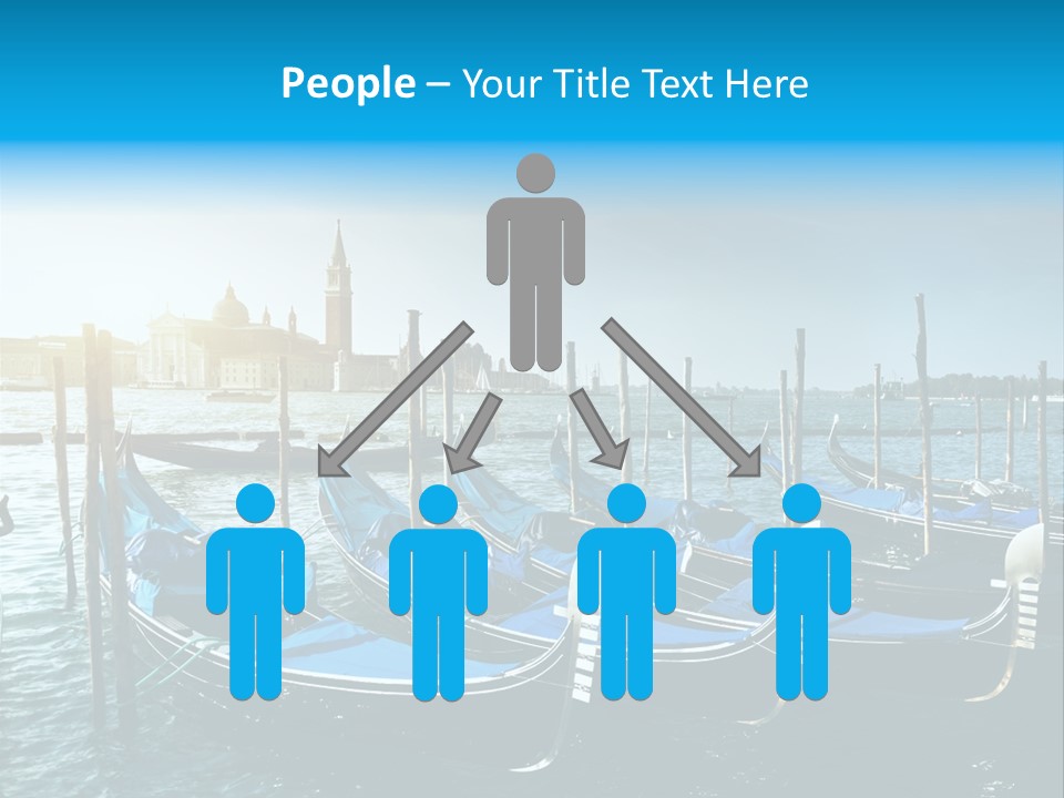 Blue Venetian Water PowerPoint Template