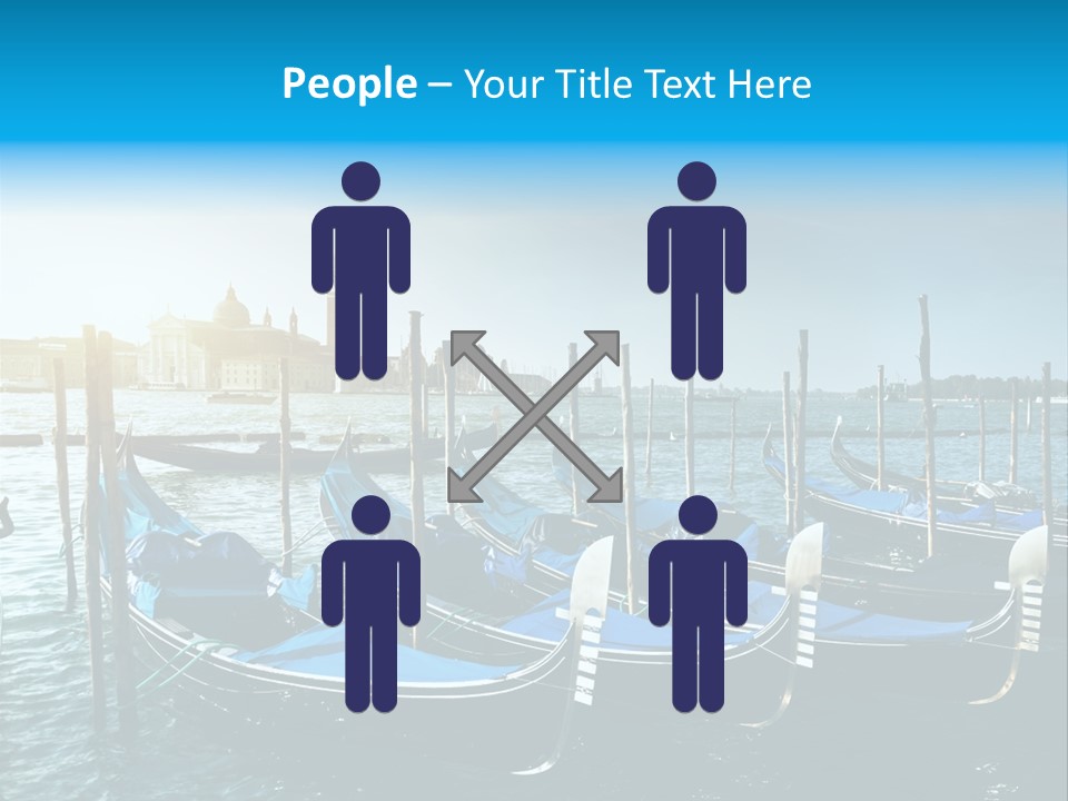 Blue Venetian Water PowerPoint Template