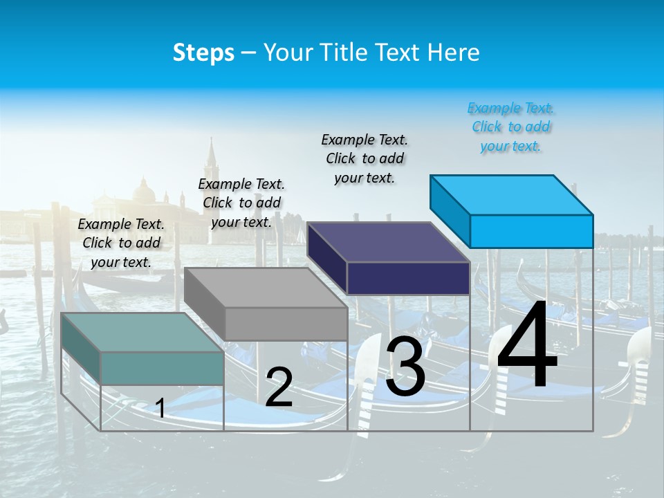 Blue Venetian Water PowerPoint Template
