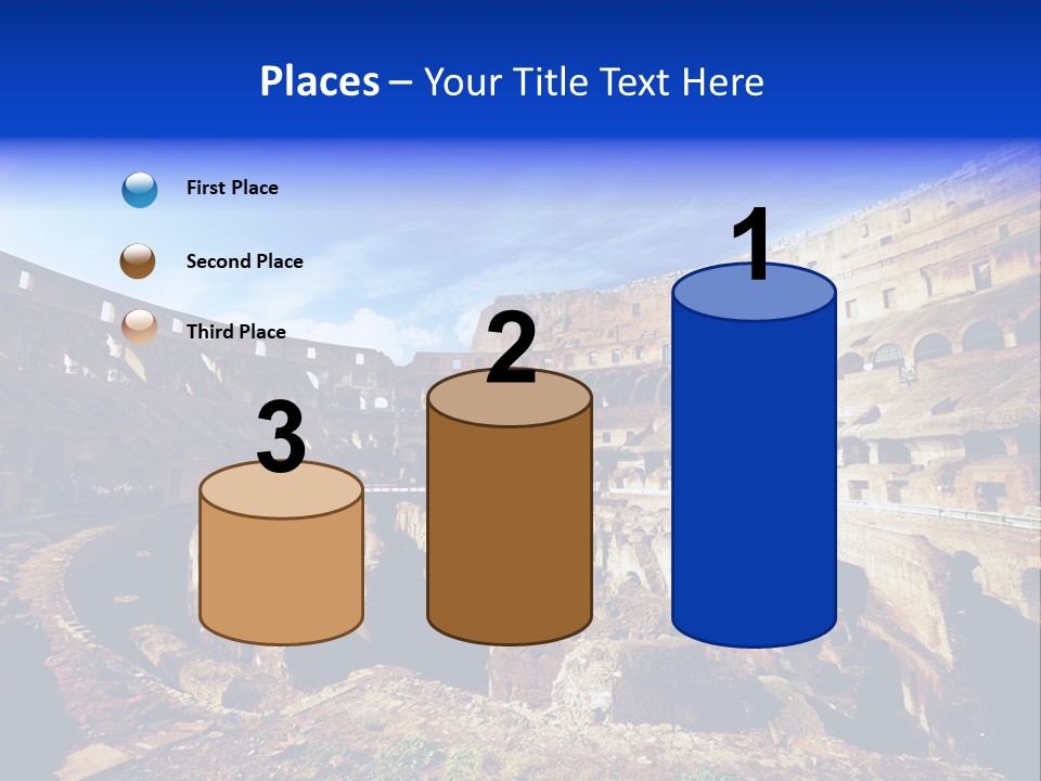 Amphitheatre Colloseum Big PowerPoint Template