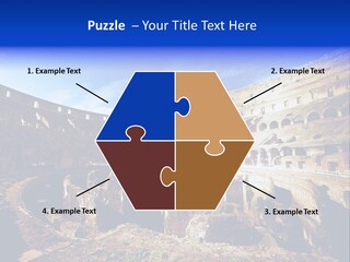 Amphitheatre Colloseum Big PowerPoint Template
