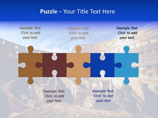 Amphitheatre Colloseum Big PowerPoint Template