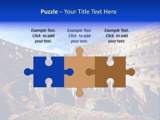 Amphitheatre Colloseum Big PowerPoint Template