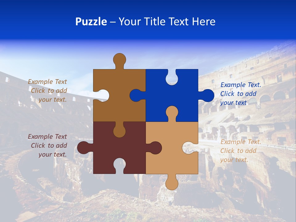 Amphitheatre Colloseum Big PowerPoint Template