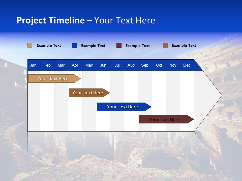 Amphitheatre Colloseum Big PowerPoint Template
