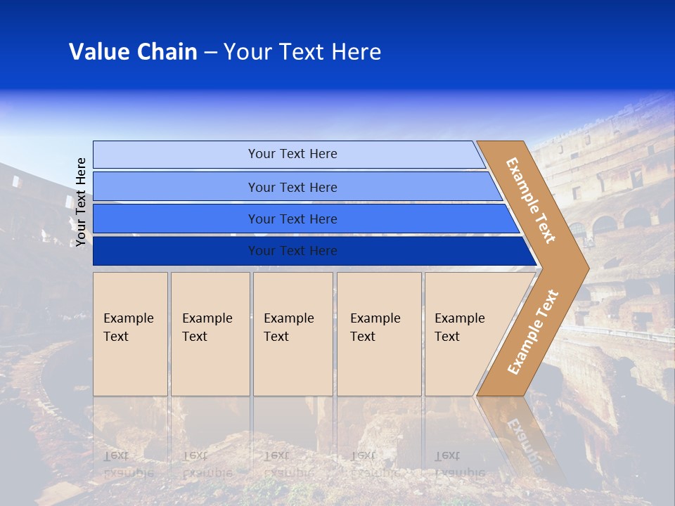 Amphitheatre Colloseum Big PowerPoint Template