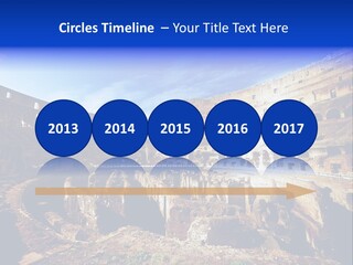 Amphitheatre Colloseum Big PowerPoint Template