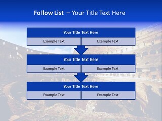 Amphitheatre Colloseum Big PowerPoint Template
