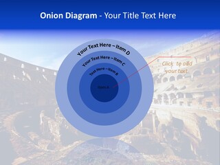 Amphitheatre Colloseum Big PowerPoint Template