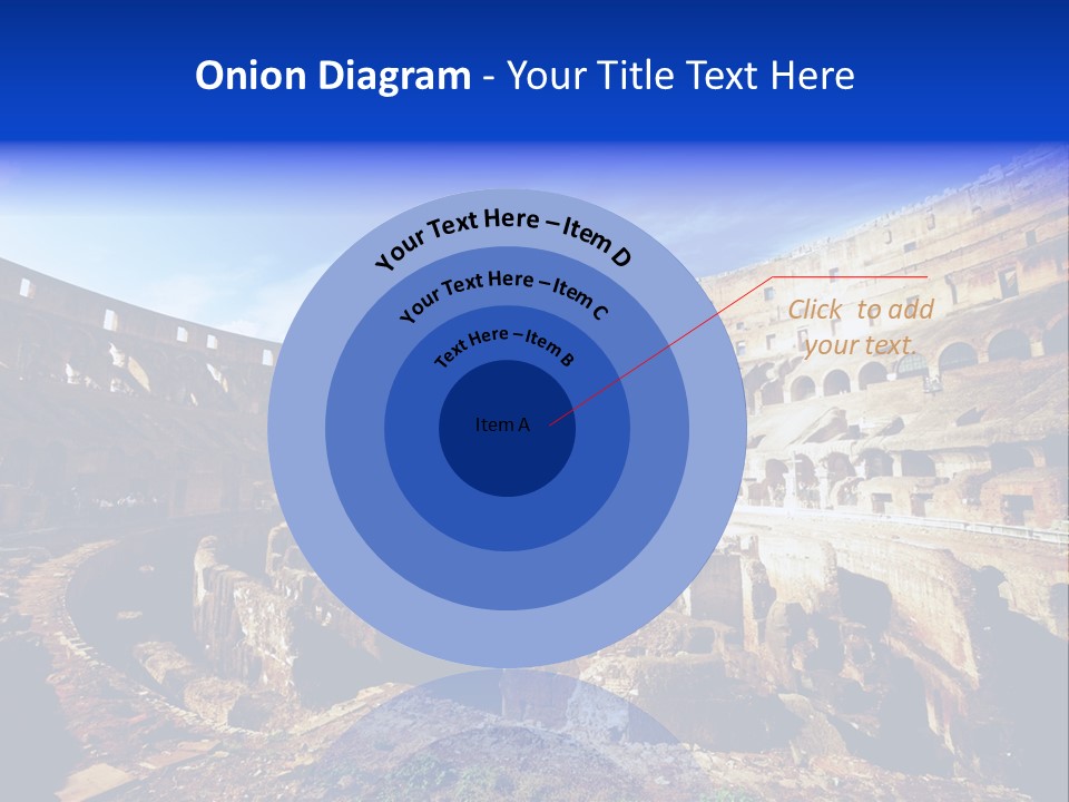 Amphitheatre Colloseum Big PowerPoint Template