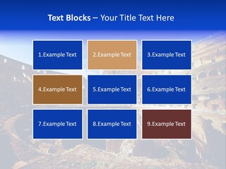 Amphitheatre Colloseum Big PowerPoint Template