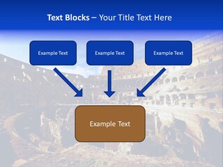 Amphitheatre Colloseum Big PowerPoint Template