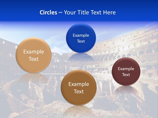 Amphitheatre Colloseum Big PowerPoint Template