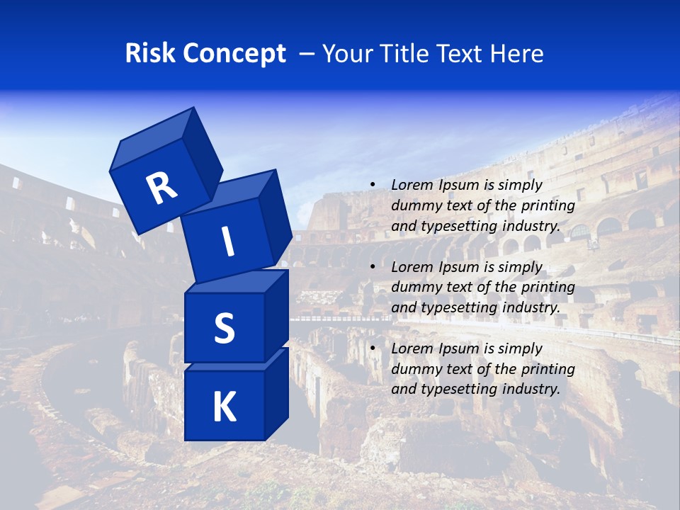 Amphitheatre Colloseum Big PowerPoint Template