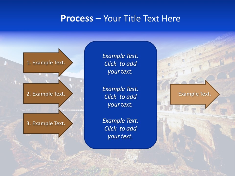 Amphitheatre Colloseum Big PowerPoint Template