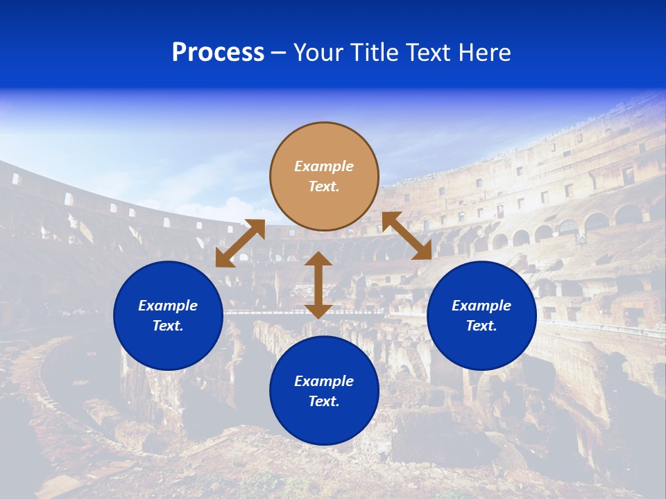 Amphitheatre Colloseum Big PowerPoint Template