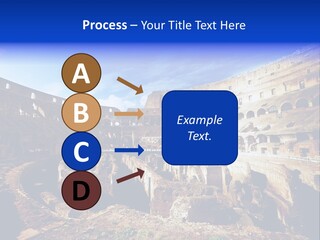 Amphitheatre Colloseum Big PowerPoint Template
