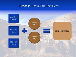 Amphitheatre Colloseum Big PowerPoint Template
