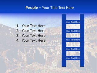 Amphitheatre Colloseum Big PowerPoint Template