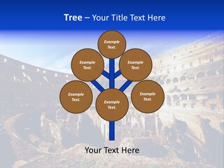 Amphitheatre Colloseum Big PowerPoint Template