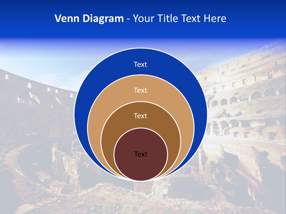 Amphitheatre Colloseum Big PowerPoint Template