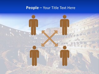Amphitheatre Colloseum Big PowerPoint Template