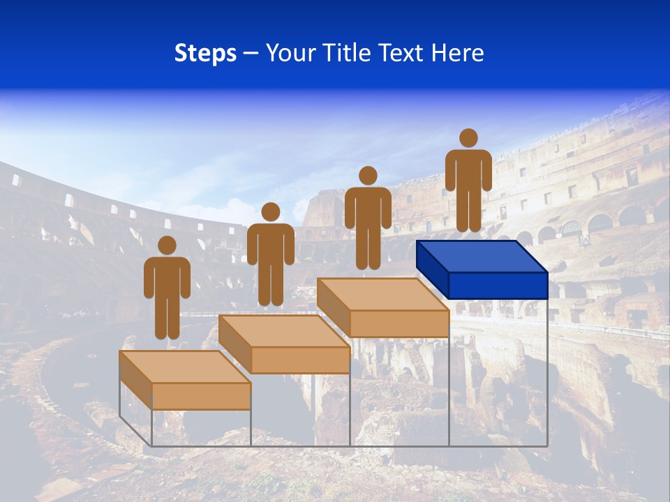 Amphitheatre Colloseum Big PowerPoint Template