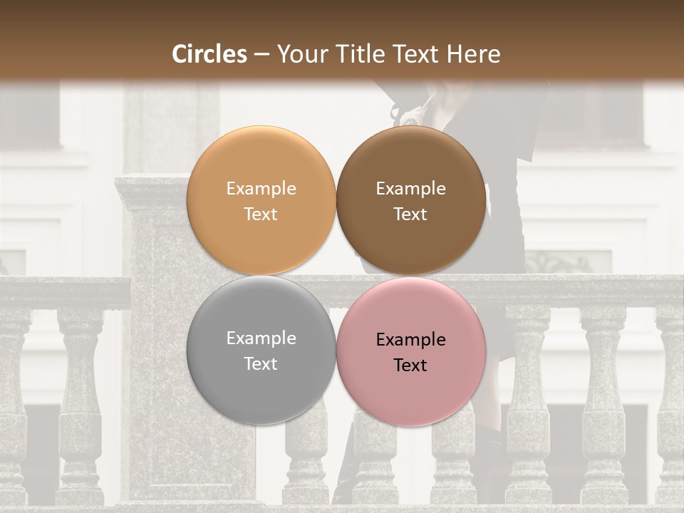 Window Lady Human PowerPoint Template