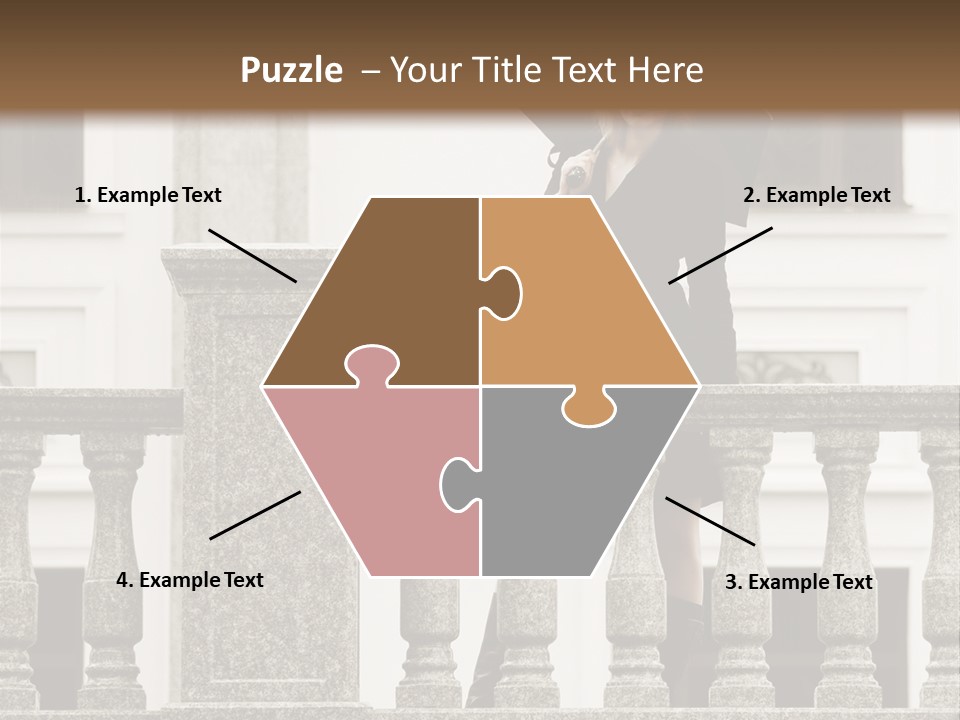 Window Lady Human PowerPoint Template