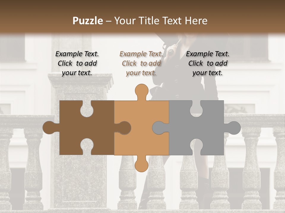 Window Lady Human PowerPoint Template