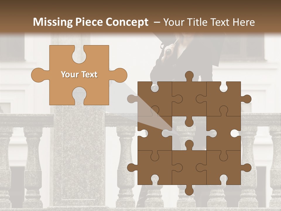 Window Lady Human PowerPoint Template