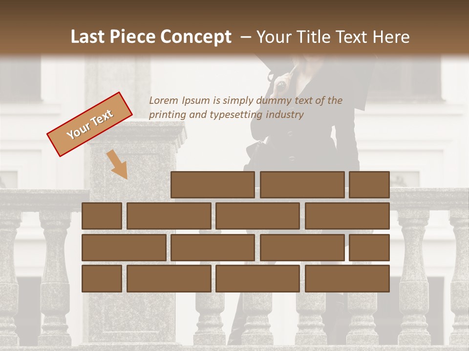 Window Lady Human PowerPoint Template