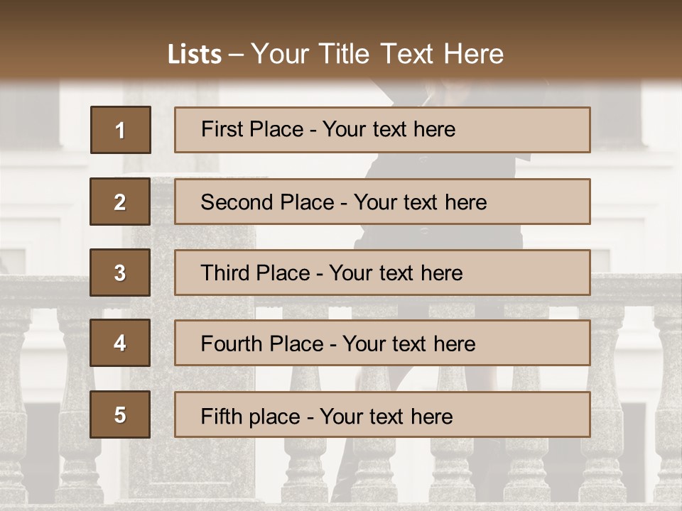 Window Lady Human PowerPoint Template