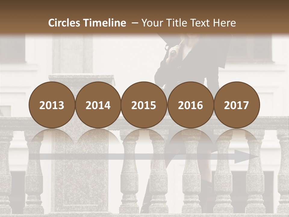 Window Lady Human PowerPoint Template